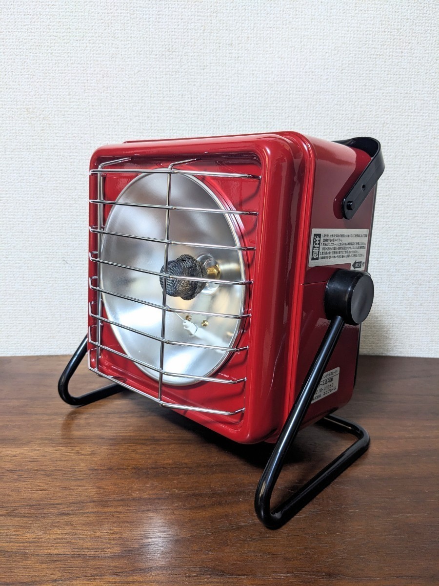 UNIFLAME ガスヒーター ワームⅡ レッド ハンディガスストーブ 廃盤品