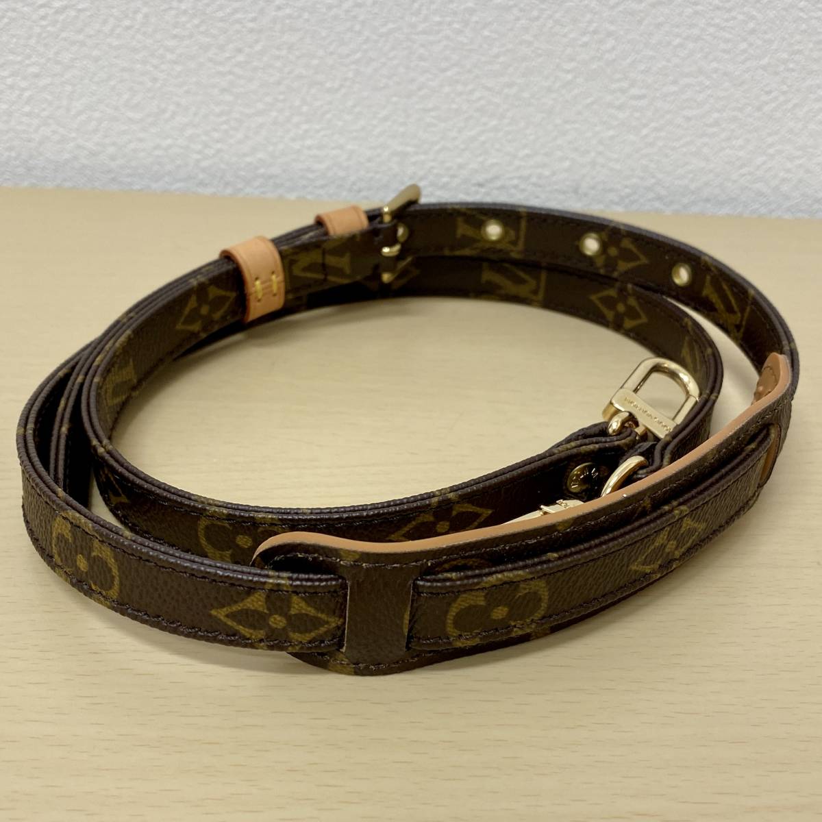 LOUIS VUITTON ショルダーベルト モノグラム バッグ用 ゴールド金具 