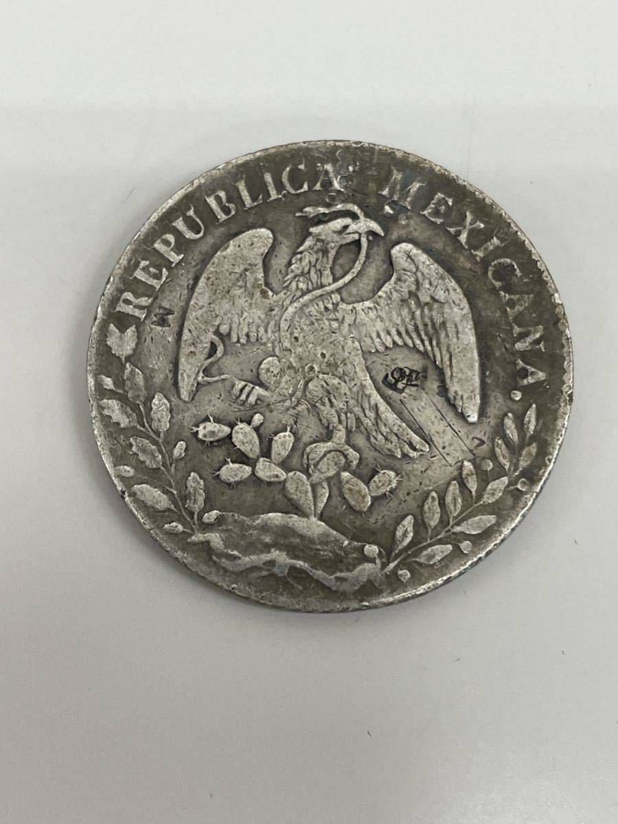 1円〜 古銭 銀貨 アンティーク コイン メキシコ 1883年 1ペソ銀貨シルバー 売り切り