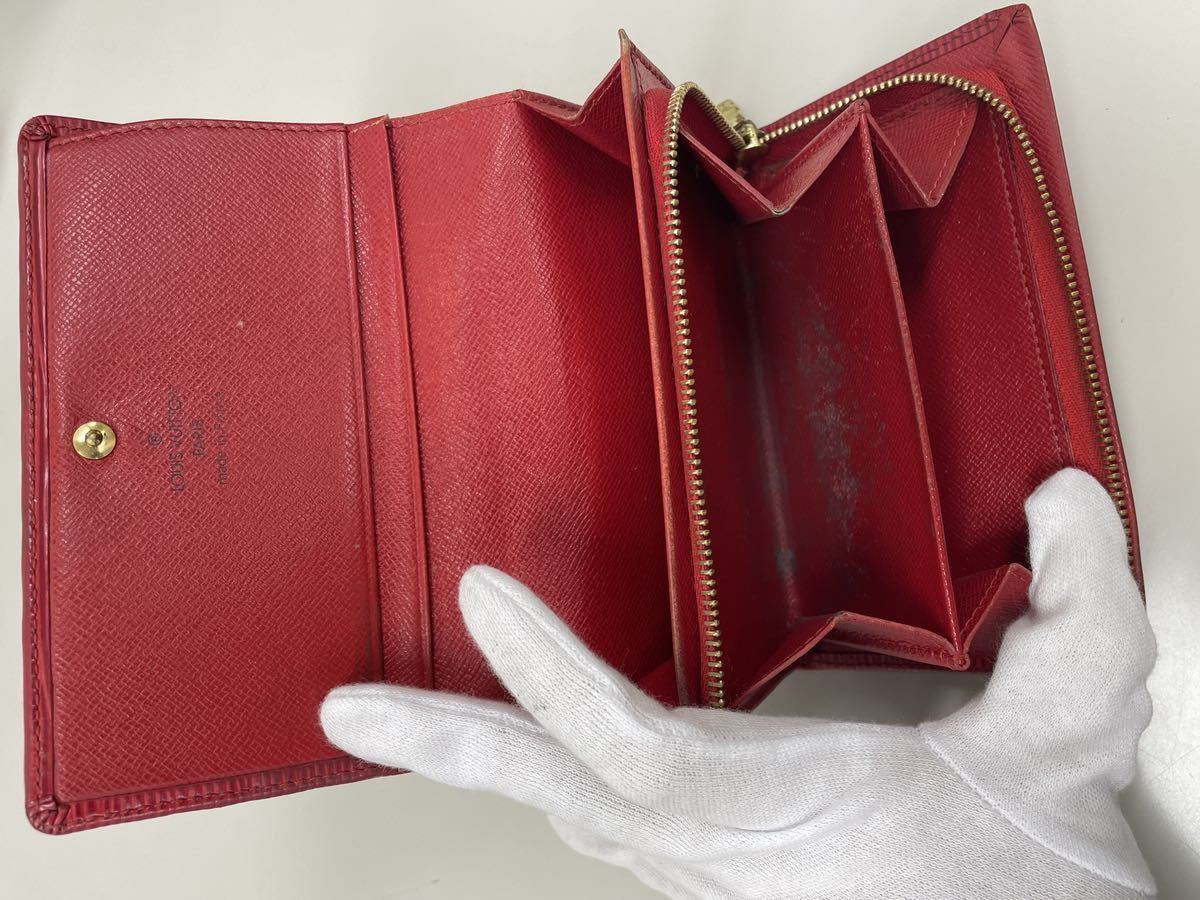 ルイヴィトン モノグラム VUITTON LOUIS 1円 カードケース 二つ折り 