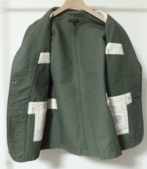 エンジニアドガーメンツ ベッドフォードジャケット カーキ サイズM エンジニアドガーメンツ ベッドフォードジャケット カーキ サイズM