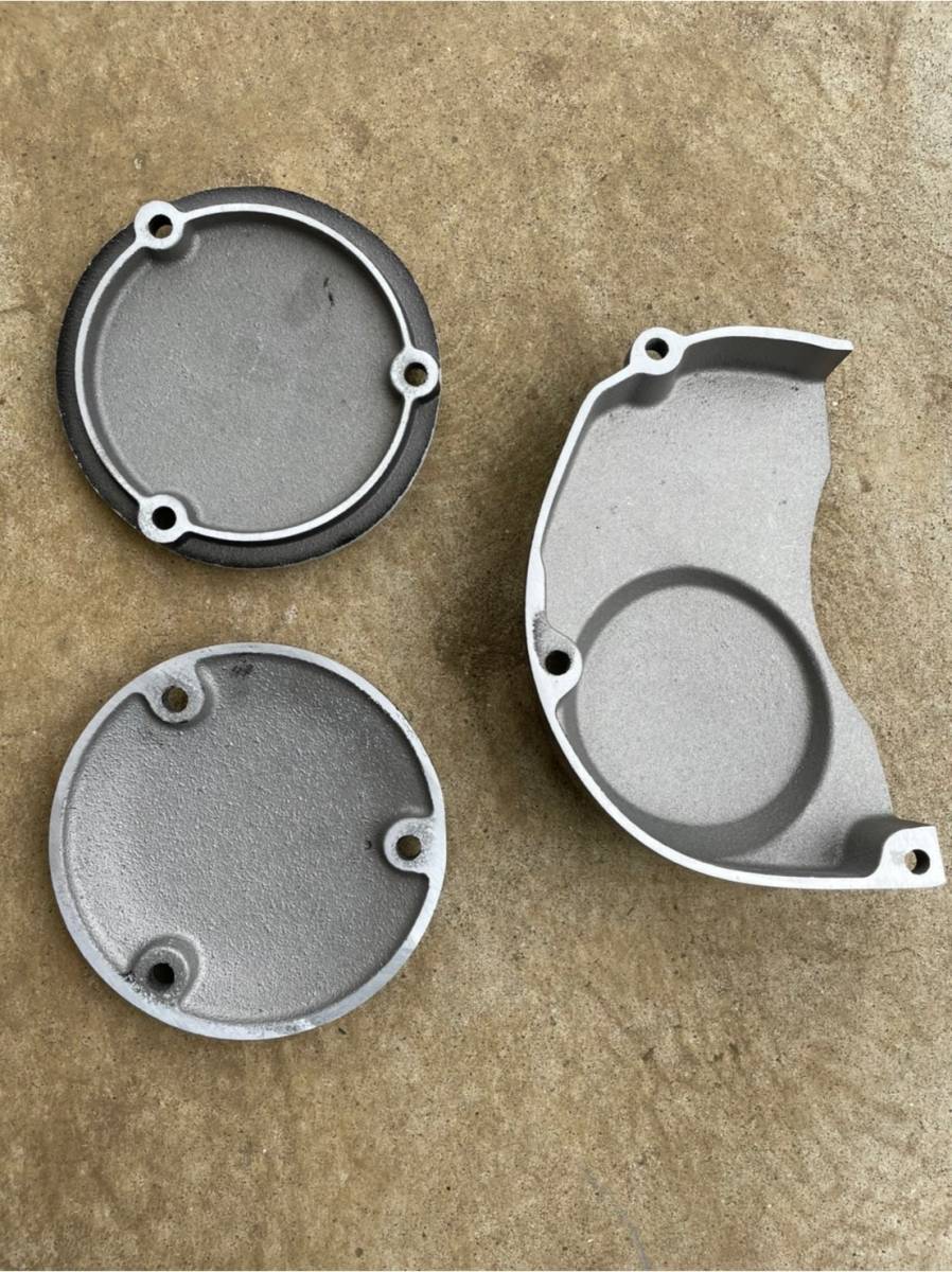 RZ250 RZ350 エンジンカバー 3点セット フライホイール オイルポンプ