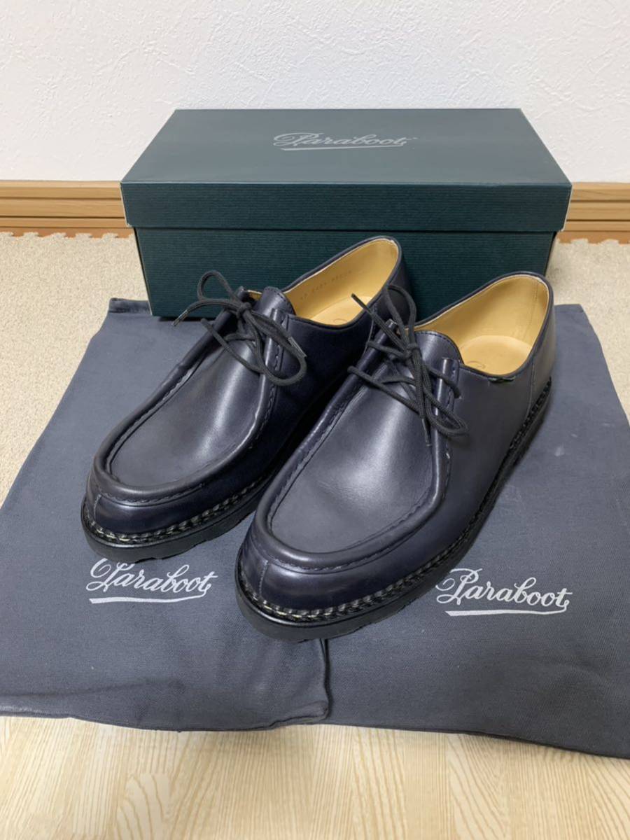 ミカエル Paraboot 42.5 MICHAEL パラブーツ ネイビー 0 1 2 41.5 3