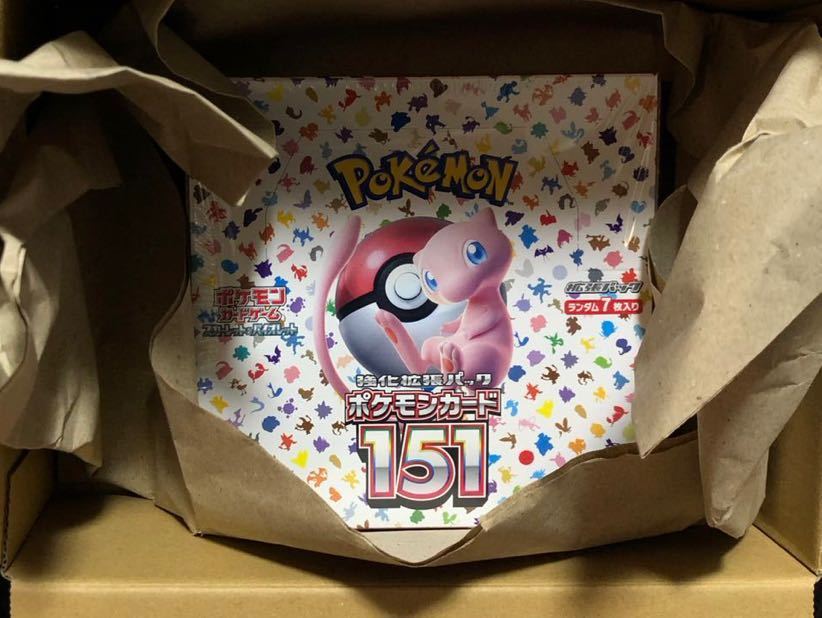 新品未開封 強化拡張パックポケモンカード151 1BOX シュリンク付き