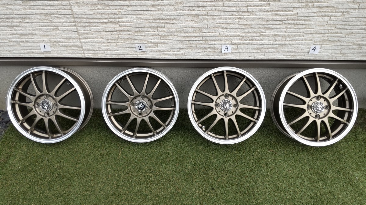 アルミホイール 15インチ 4本セット 軽自動車 (スズキ パレットで使用  