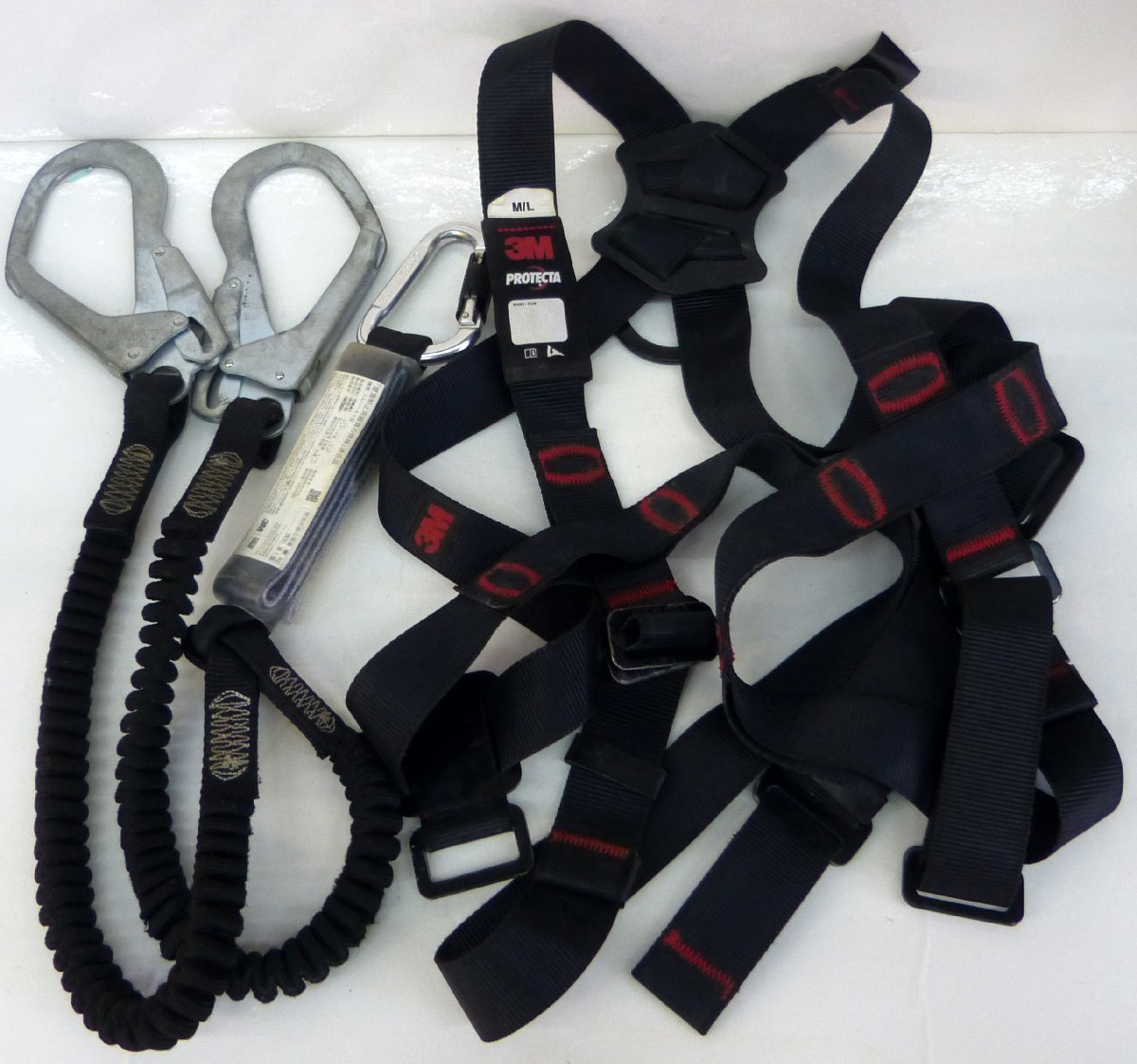 ☆3M フルハーネス型【1161649】+ランヤード【1246461】USED品☆