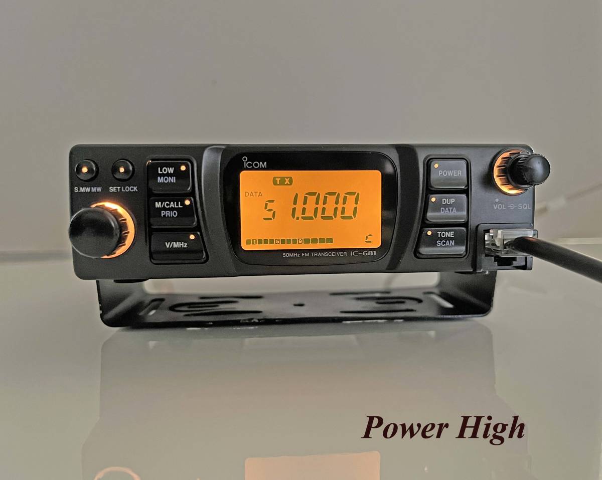 ☆ICOM アイコム 無線機 IC-681 50Mhz FM専用 10Wモノバンド機