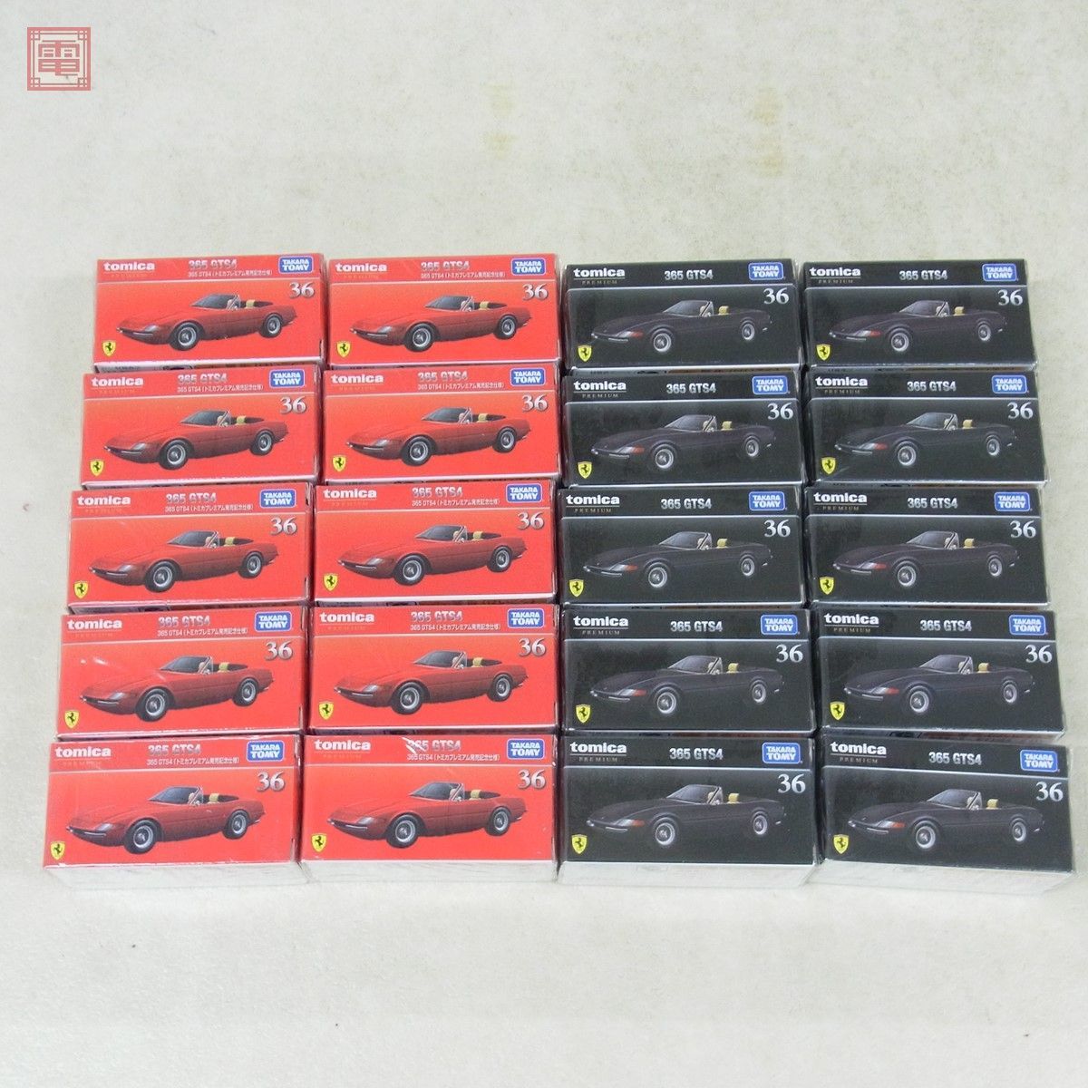 未開封 トミカ プレミアム No.36 フェラーリ 365 GTS4/発売記念仕様 各10台 計20台set タカラ トミー TOMICA PREMIUM TAKARA TOMY【10