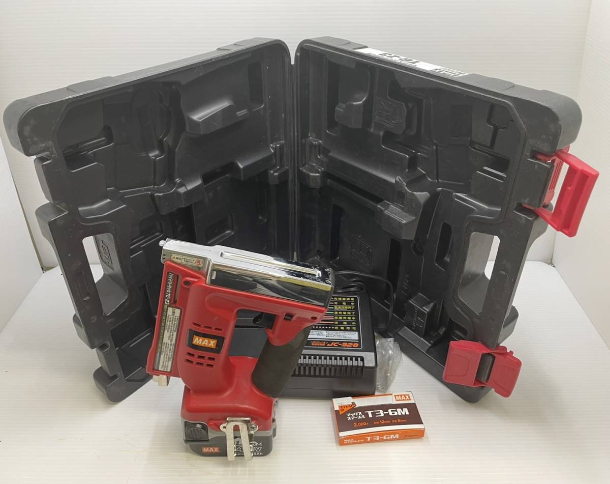 マックス MAX バッテリータッカ タッカ TG-Z3 コードレス 充電器付属