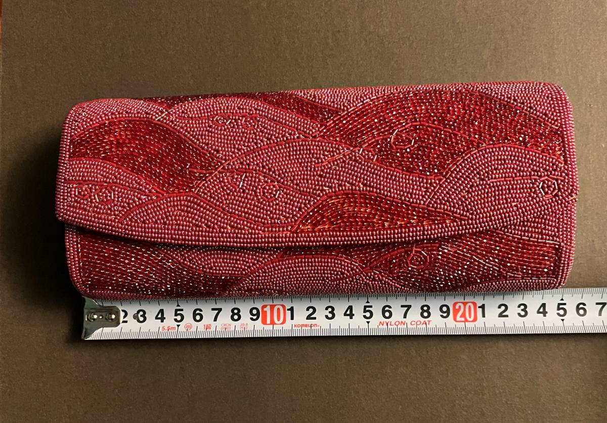 昭和レトロ ビーズバッグ クラッチバッグ ヴィンテージ セカンドバッグ