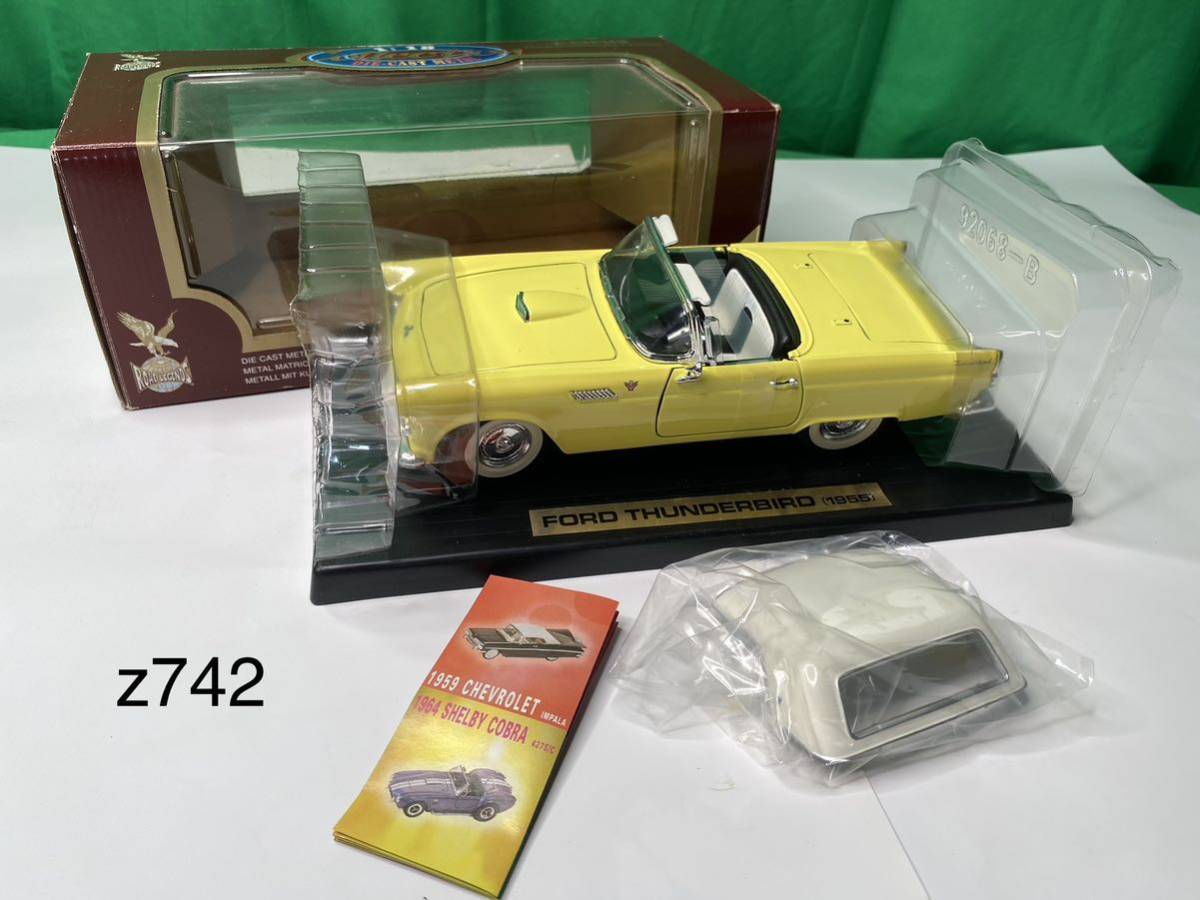 z742*ダイキャストカー フォード サンダーバード 1/18 1955 フォード