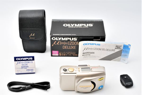 ☆ジャンク品☆フィルムカメラ μ zoom 115Deluxe OLYMPUS OLYMPUS