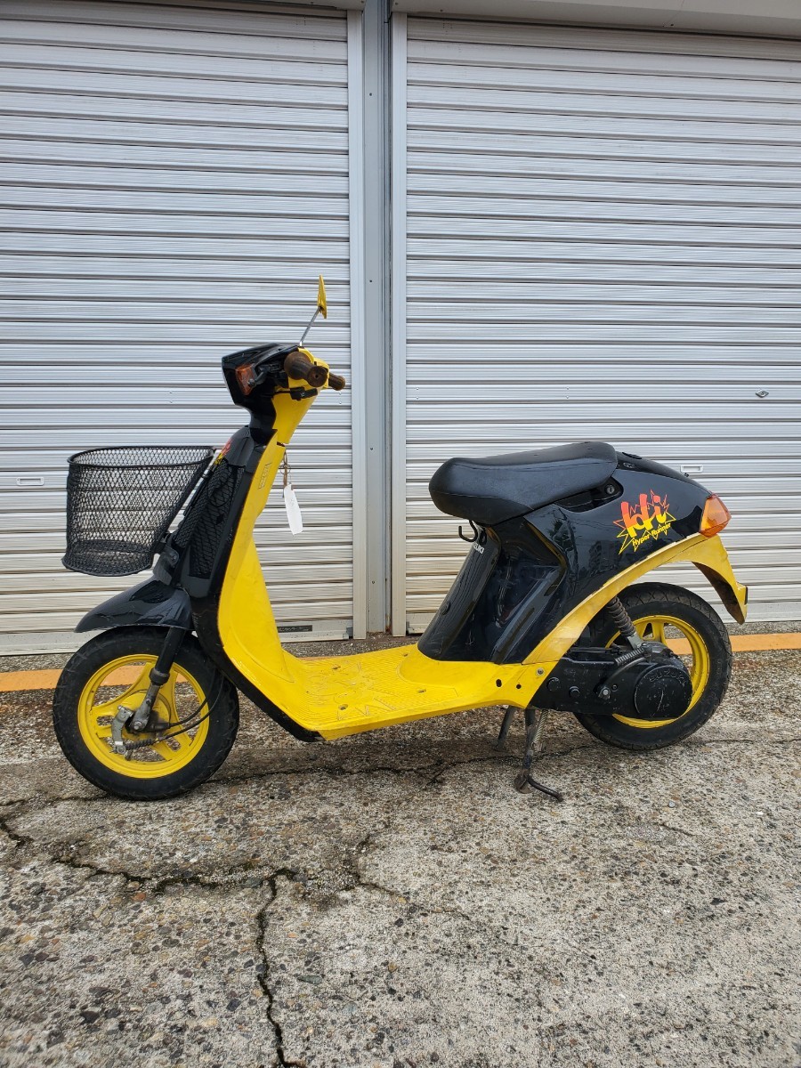 最終売り切り。スズキ HI ハイ 黒黄色。現状渡し。 ヤマハホンダカワサキ検)CB NS DT DJ1 AB ST 27V ペリカン DAX タクト CA19A 