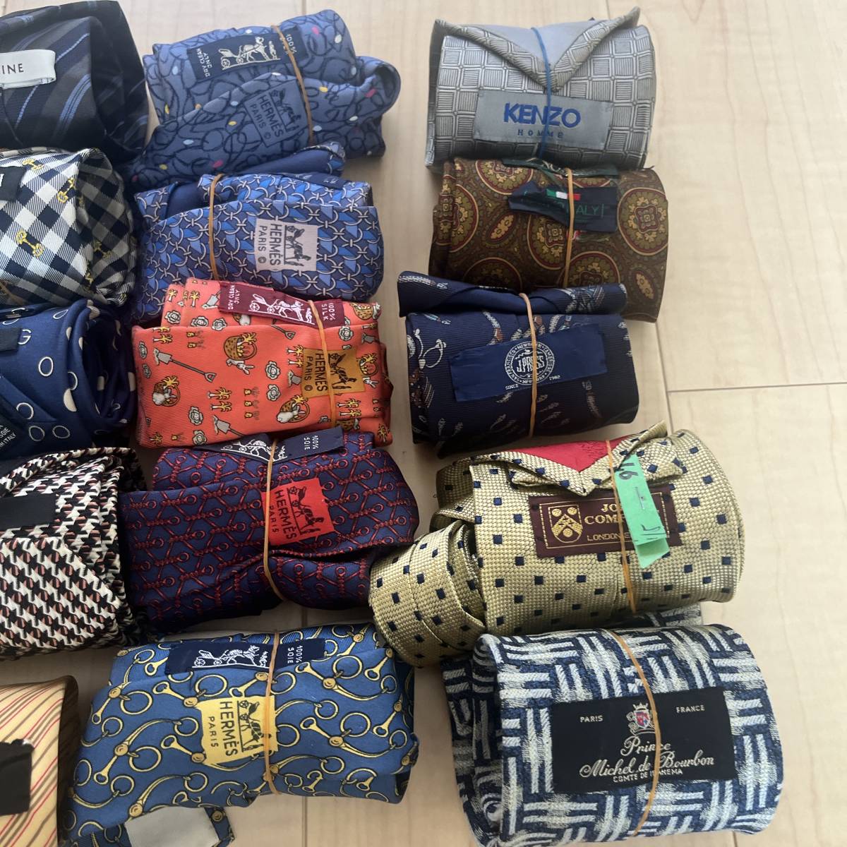 エルメス ハイブランドネクタイ 全てシルク 50本 100本 200本 ネクタイ