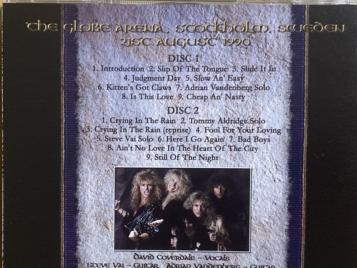 WHITE SNAKE ホワイトスネイク / SLIP OF THE GLOBE 1990 2CD ＋DVD
