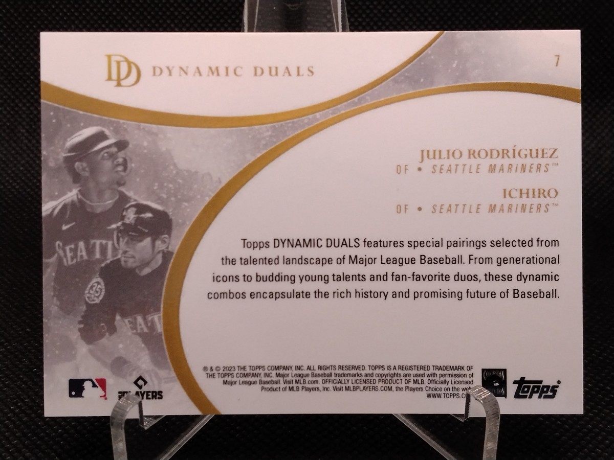 イチロー ＆ フリオ ロドリゲス 2023 TOPPS DYNAMIC DUALS #7 JULIO 