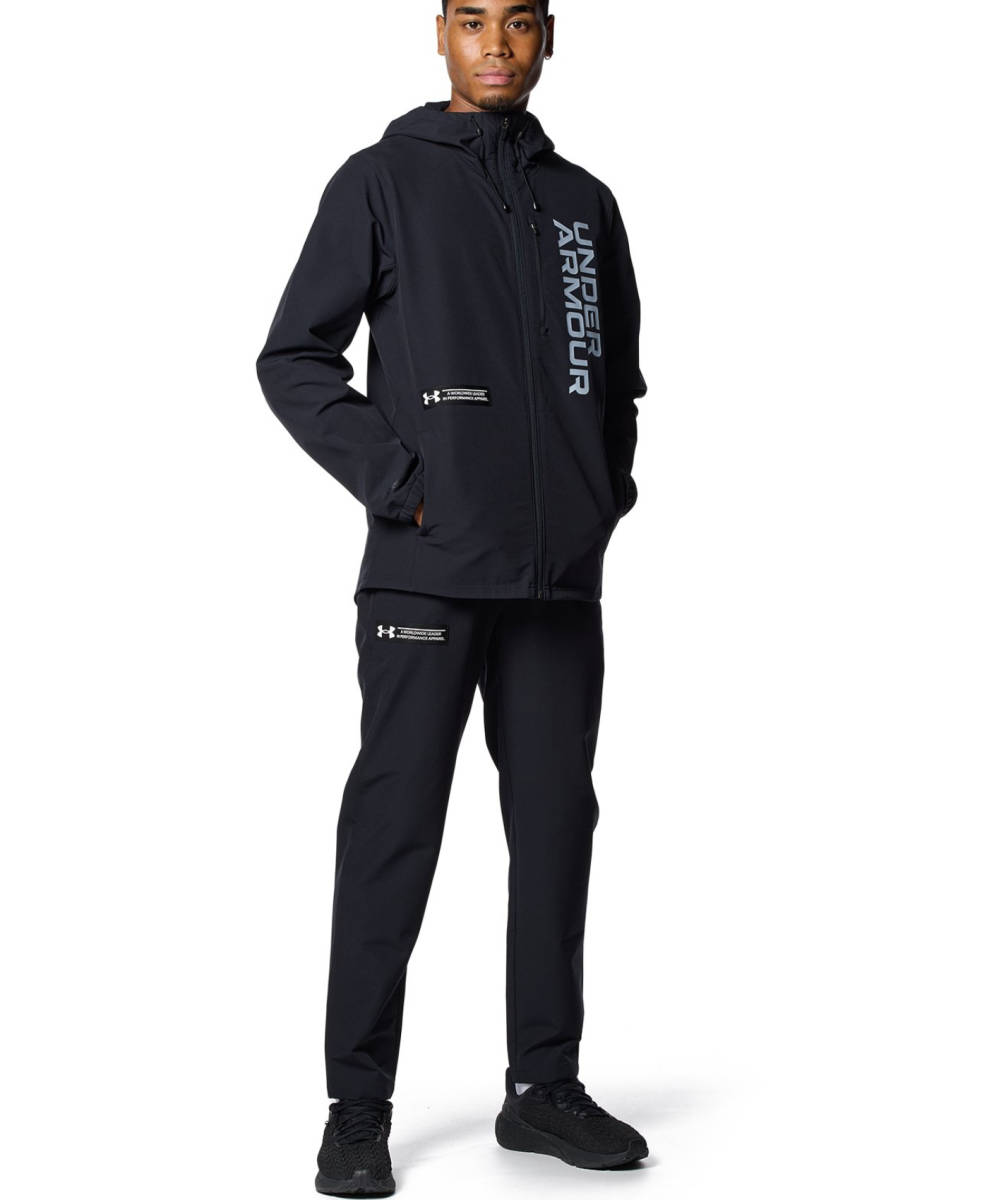 UNDER ARMOUR■アンダーアーマー〔XL〕ブラッシュドウーブン フーディー パンツ 上下セット STORM 撥水 4ウェイストレッチ 23'モデル B