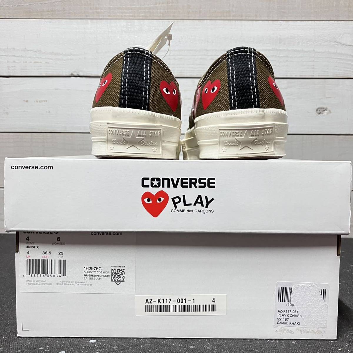 ct70 コムデギャルソン CONVERSE CT70 コムデギャルソンPLAY 箱なし 