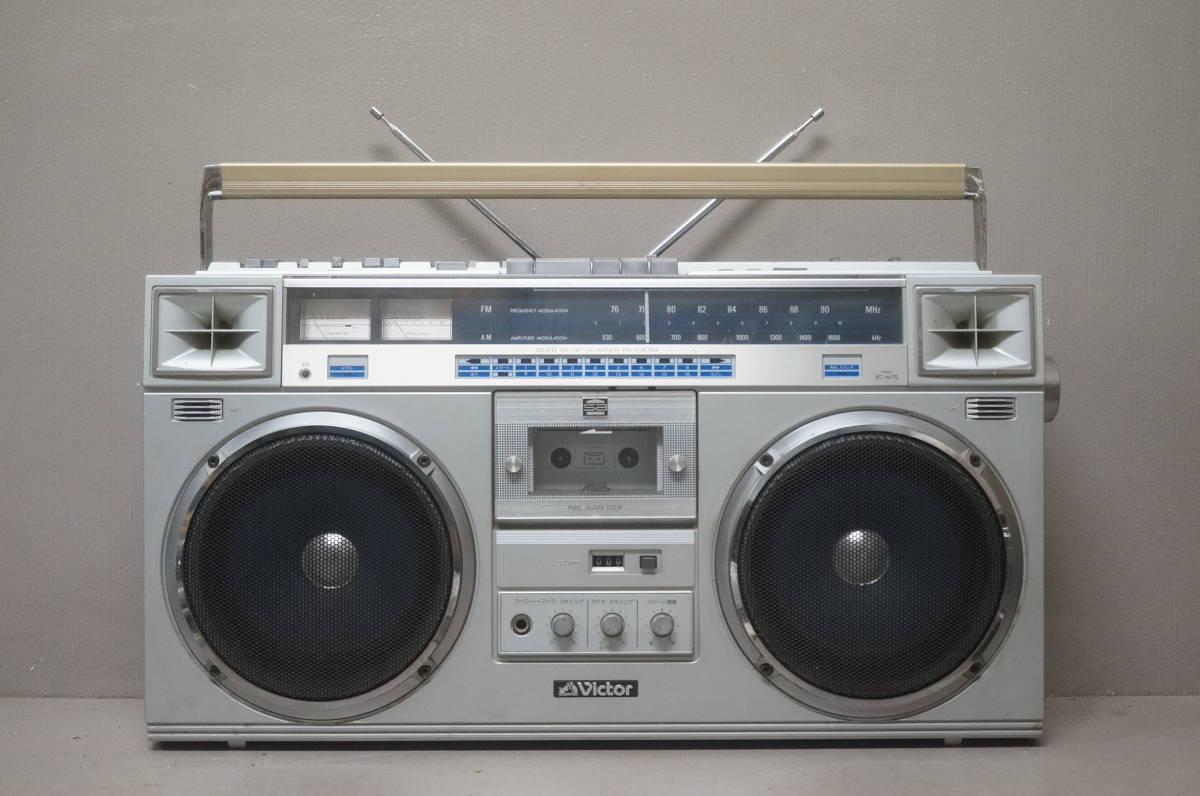 Victor ビクター ステレオラジカセ RC-M70 再生OK ジャンクF546 Victor 