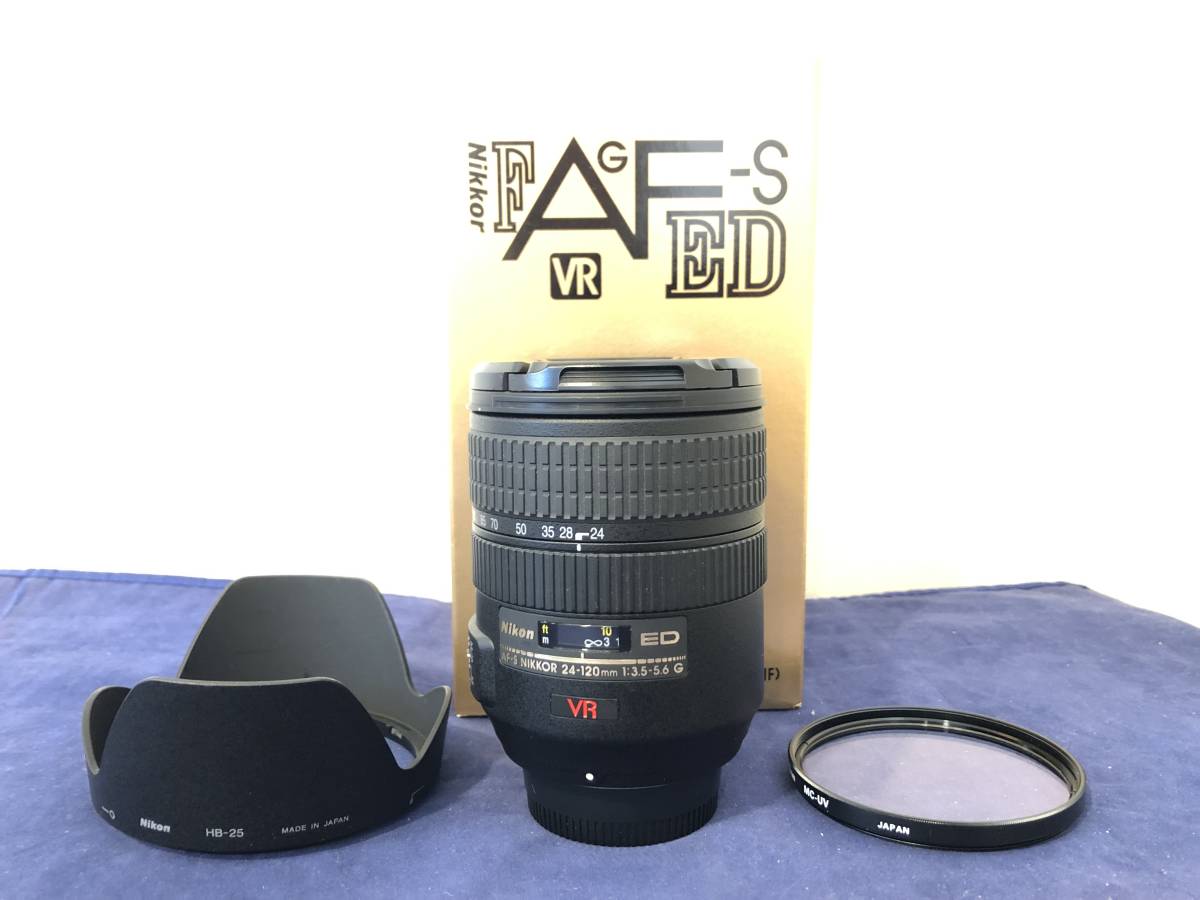 ★☆ニコン Nikon AF-S VR Zoom Nikkor 24-120mm f/3.5-5.6 G IF ED 中古美品☆★