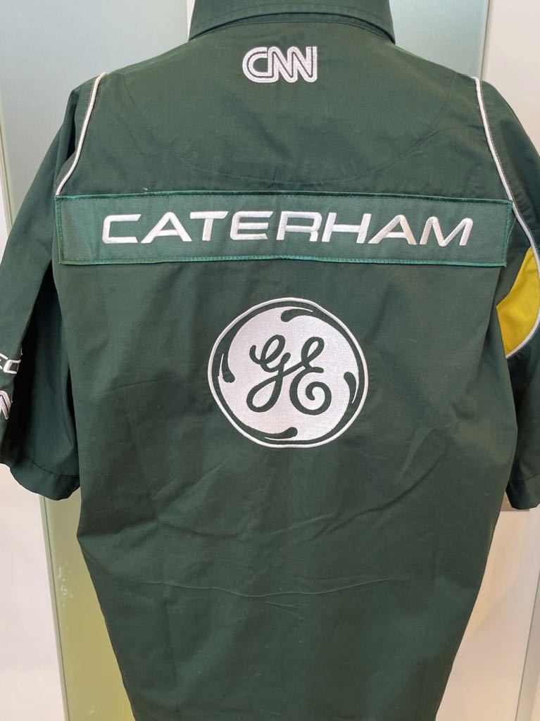 a○Z 美品 2012 CATERHAM ケータハム F1 支給品 ピットシャツ M (F1