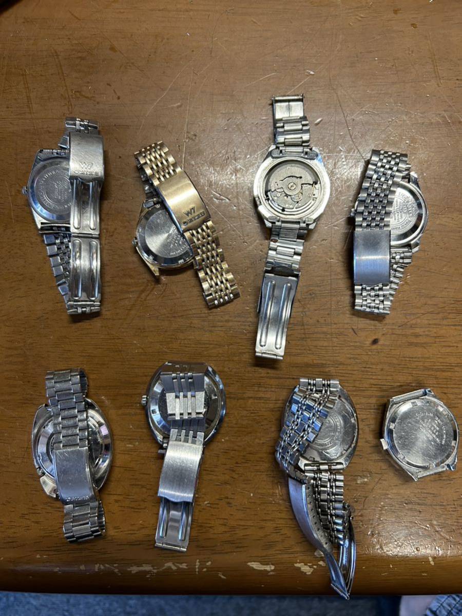 ジャンク セイコー SEIKO シチズン CITIZEN 自動巻き8個セット LM