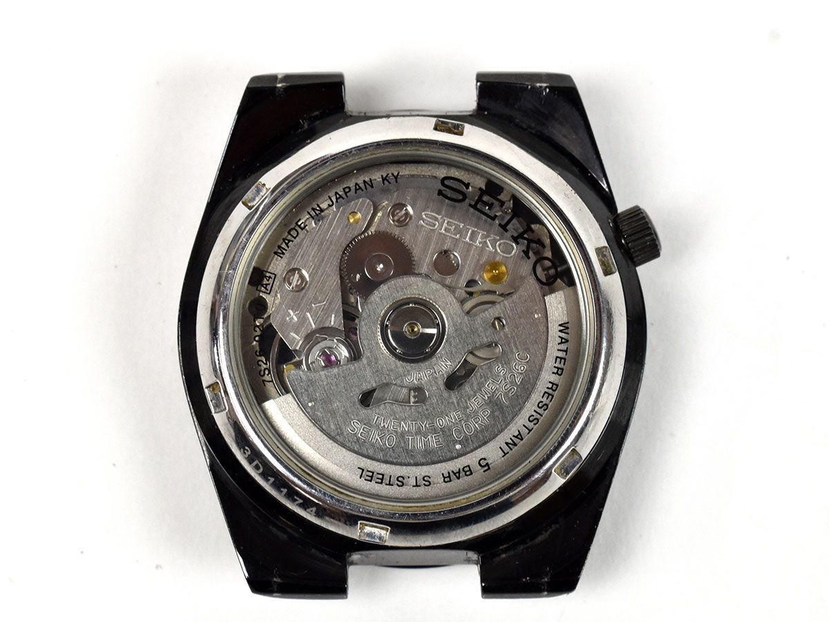 1円スタート】【訳あり品】SEIKO セイコー 7S26-02T0 セイコー5 裏スケ 