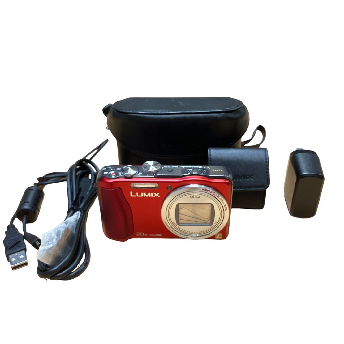 Panasonic パナソニック LUMIX ルミックス デジタルカメラ レッド系