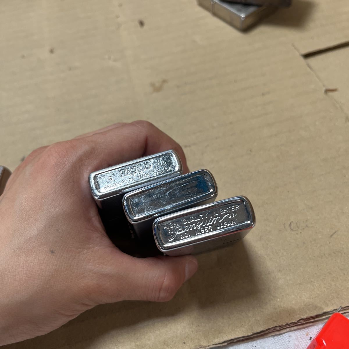 ZIPPO ジッポ オイルライター 9個 まとめ売り 中古品 ジャンク 汚れ 傷 