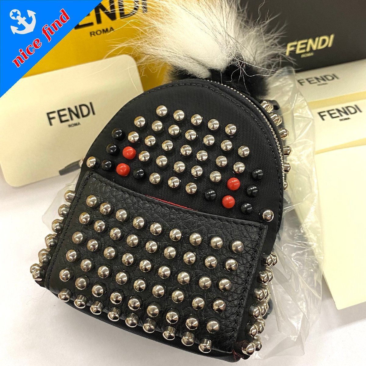 フェンディ モンスター FENDI バグズの通販 ブルー・ネイビー⁄青色系 