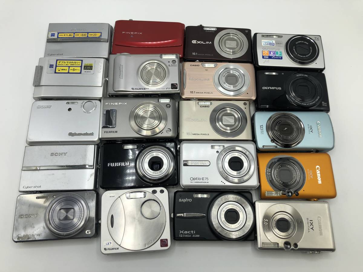 Canon 20台 ソニー コンデジ デジカメラ | まとめ動作未確認ジャンク扱