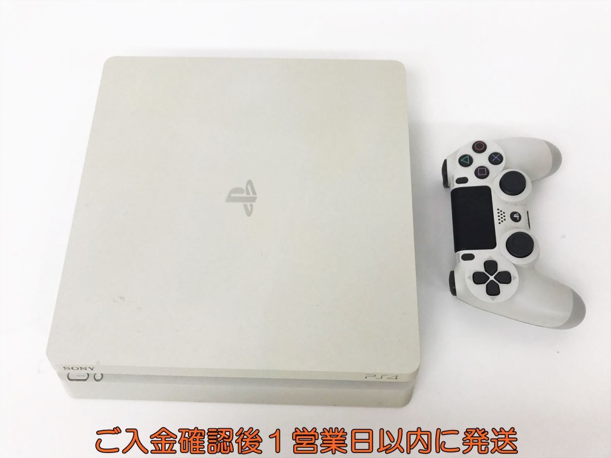 【1円】PS4 本体/コントローラー 1TB ホワイト SONY PlayStation4 CUH-2200B 初期化済 未検品ジャンク FW9.60 DC09-594jy/G4