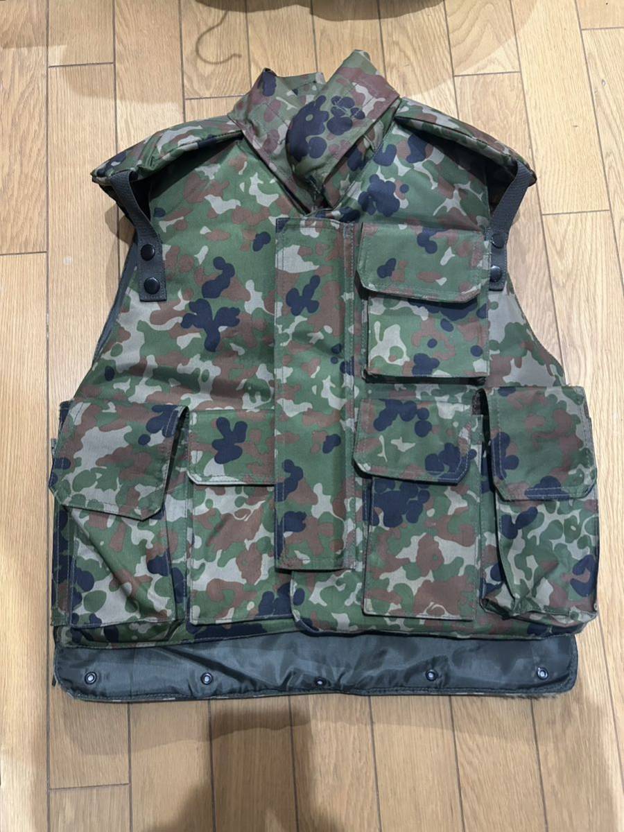 サバゲー 自衛隊 ベスト 迷彩服 セット防弾チョッキ 自衛隊 陸自 (戦闘 