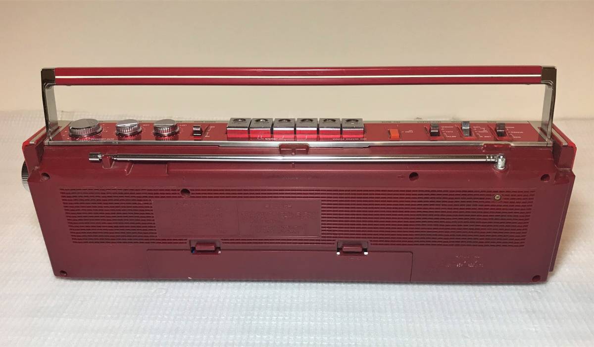 SANYO U4-S12 赤いラジカセ【整備・動作品】 SANYO U4-S12 赤い