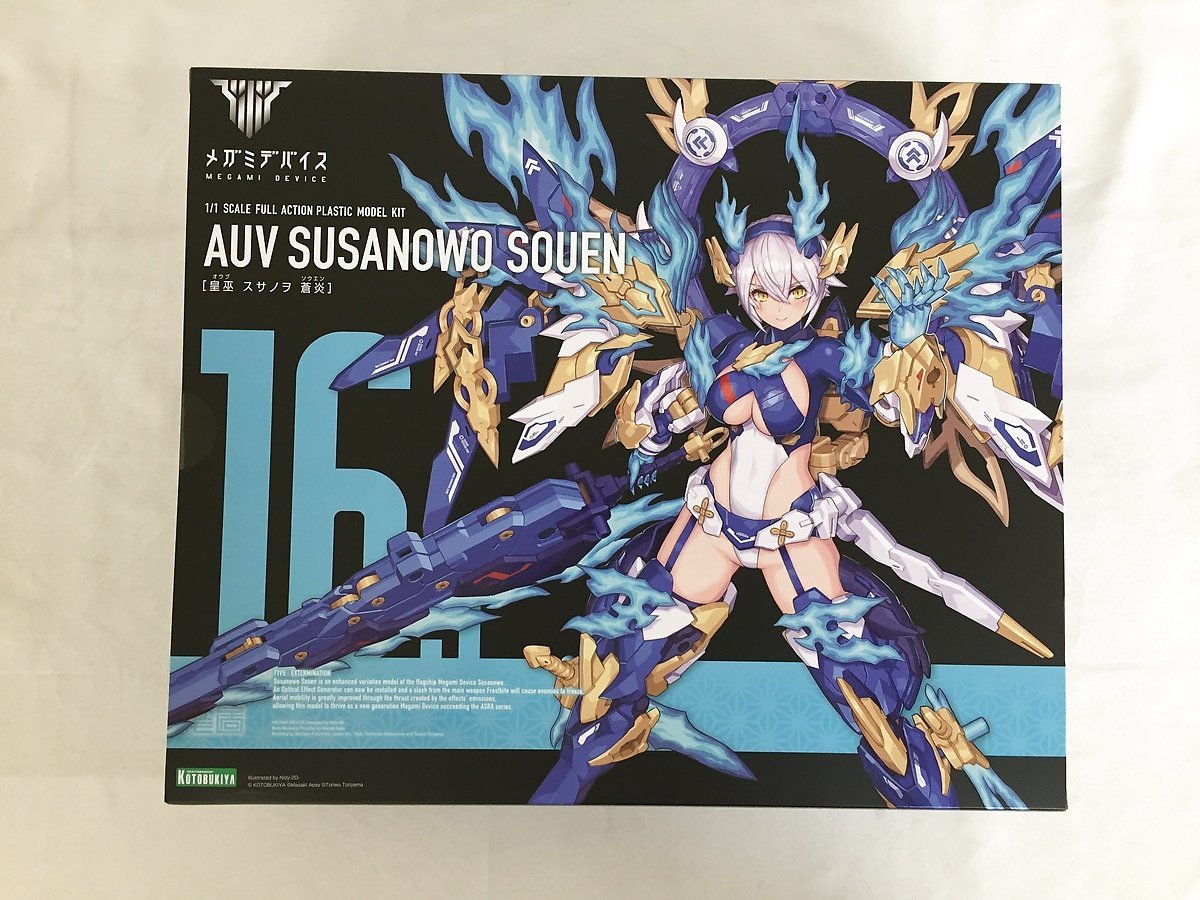 【未開封】1/1 皇巫 スサノヲ 蒼炎 [KP681] メガミデバイス