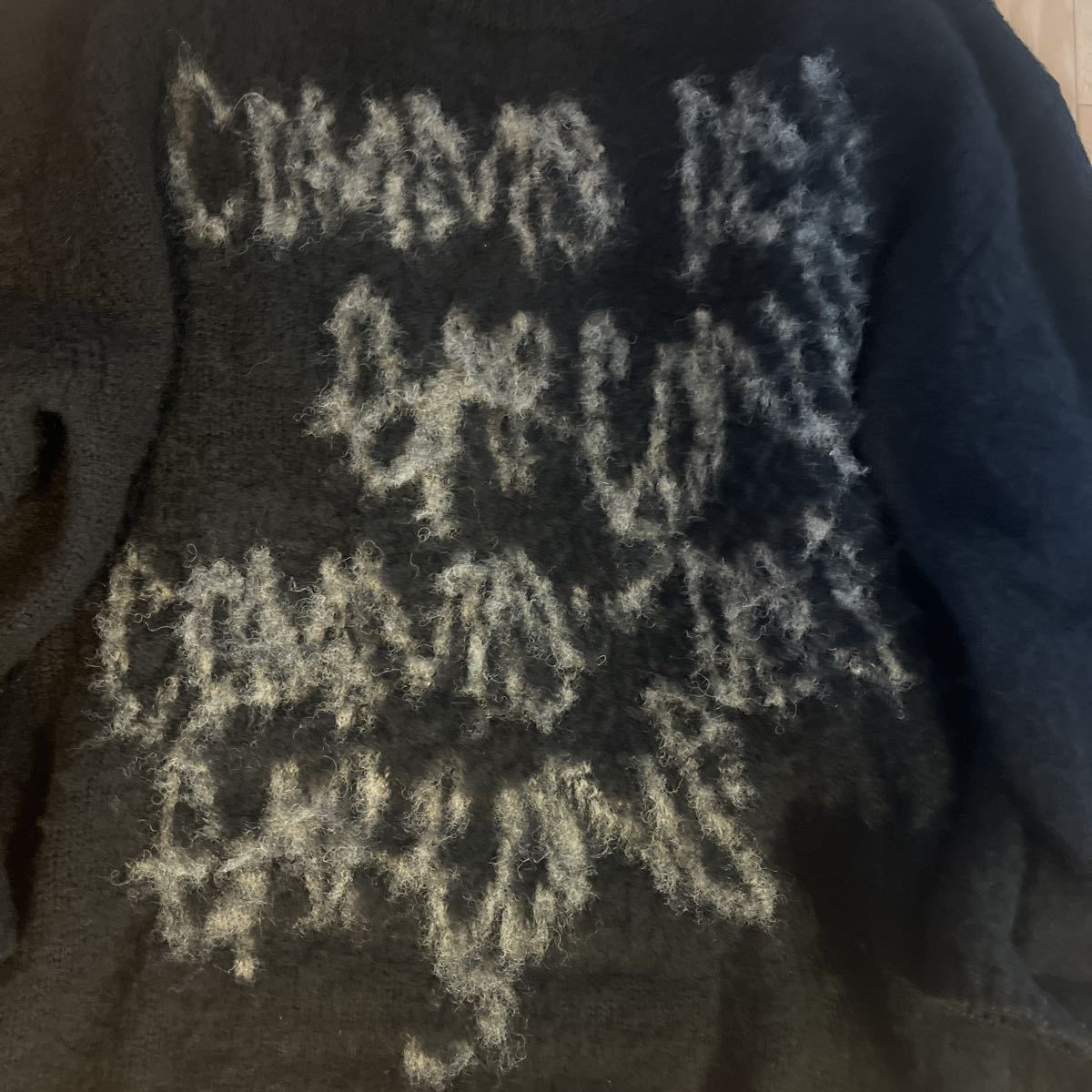 COMME des GARCONS HOMME PLUS 22AW オーバーサイズ ロゴセーター 