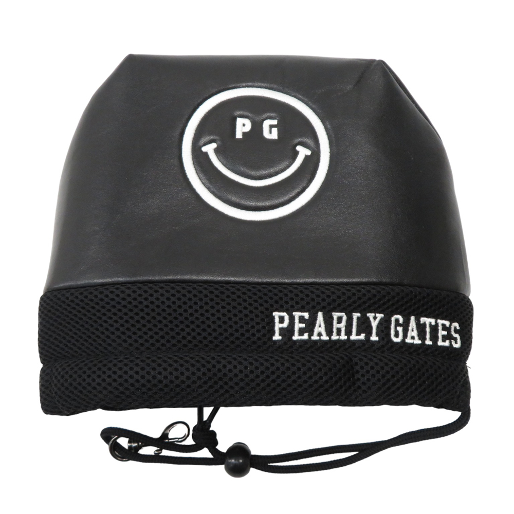 PEARLY GATES パーリーゲイツ ヘッドカバー ニコちゃん ブラック系 IR [240001991264] ゴルフウェア