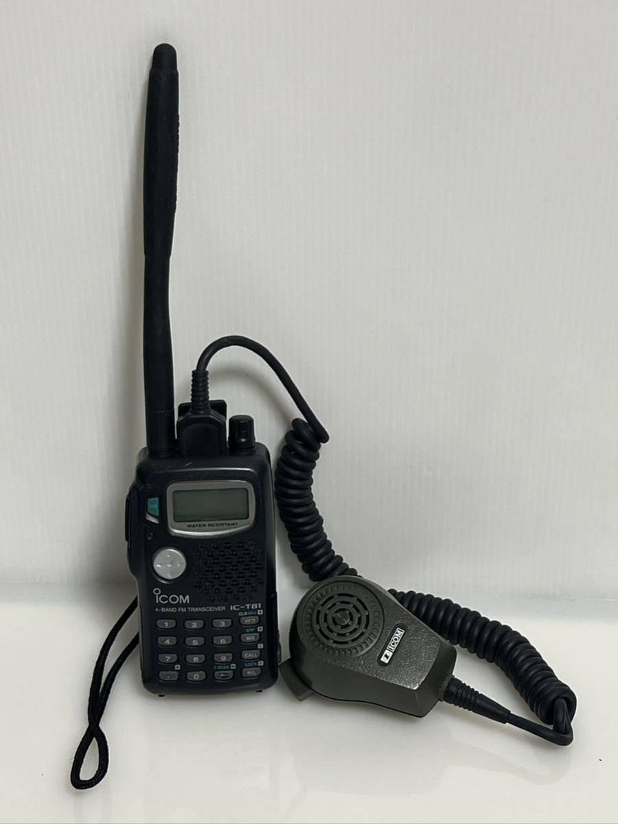 m*a様 ICOM IC-T81 4バンドFMトランシーバー ICOM アイコム IC-T81 マルチバンド FM トランシーバー ICOM IC-T81 4