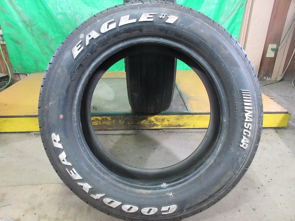 ホワイトレター GOODYEAR EAGLE#1 NASCAR 215/60R17C 109/107R 2本 No
