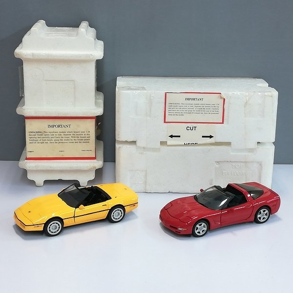 mL880c まとめ フランクリン ミント 1/24 シボレー コルベット 1986