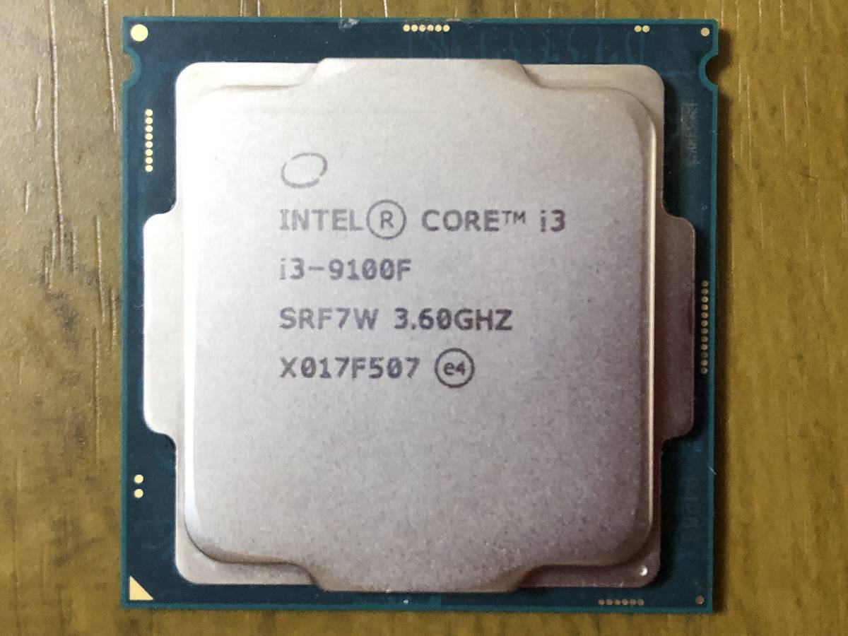 Core Intel i3-9100F Processor - Desktop CPU LGA1151 com: GHz 9th