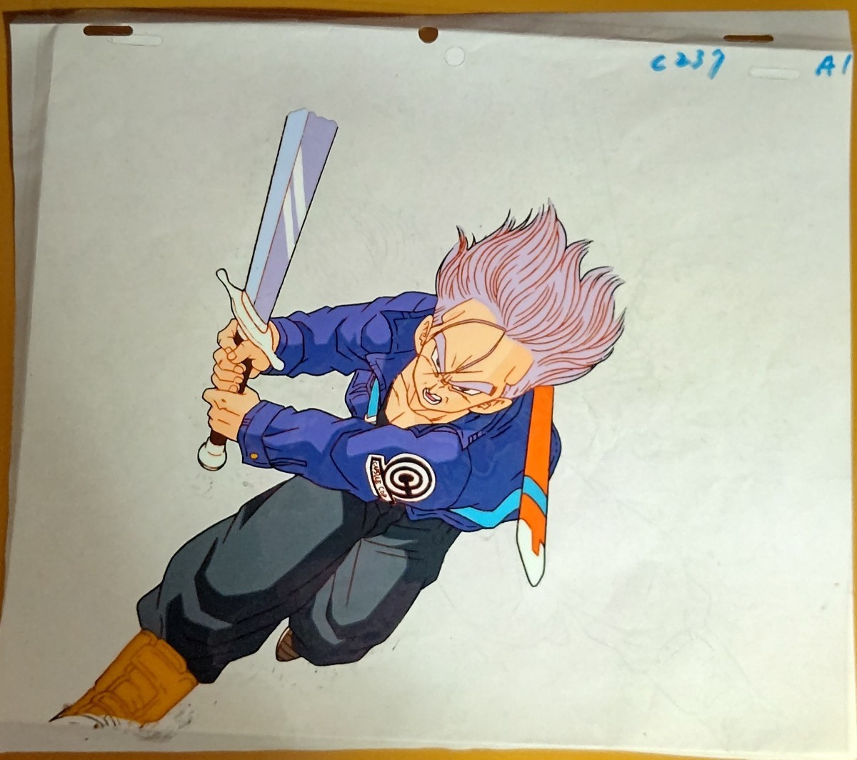 ドラゴンボールZ　トランクスセル画　A1