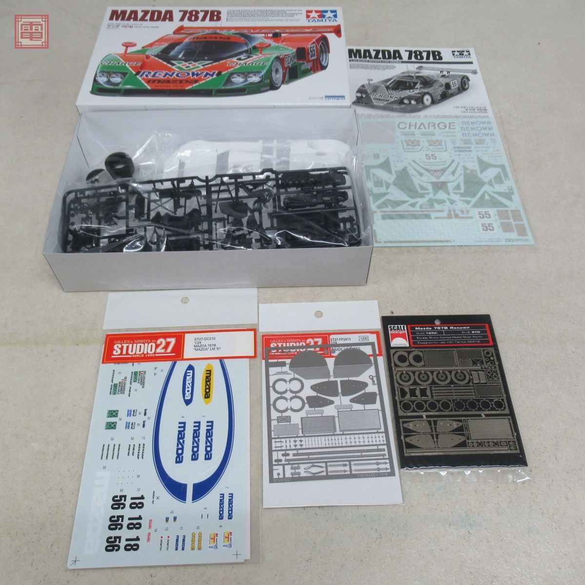 未組立 タミヤ 1/24 マツダ 787B スポーツカーシリーズ ITEM 24352 別売 エッチングパーツ/デカール 付 TAMIYA MAZDA【20
