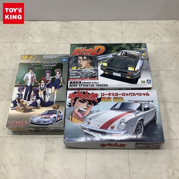 100%新品，最新作 1円〜 フジミ等 1/24 サーキットの狼 風吹 裕矢 ロータス ヨーロッパスペシャル 頭文字D 藤原拓海 AE86 スプリンタートレノ 他(その他)｜売買されたオークション情報、yahooの商品情報をアーカ その他