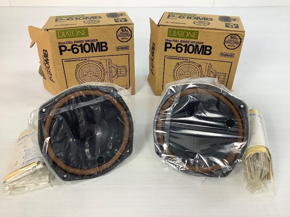 DAIATONE P-610MB ペア 50周年記念モデル 16cmフルレンジスピーカー 長期保管品 ACBF 未使用品