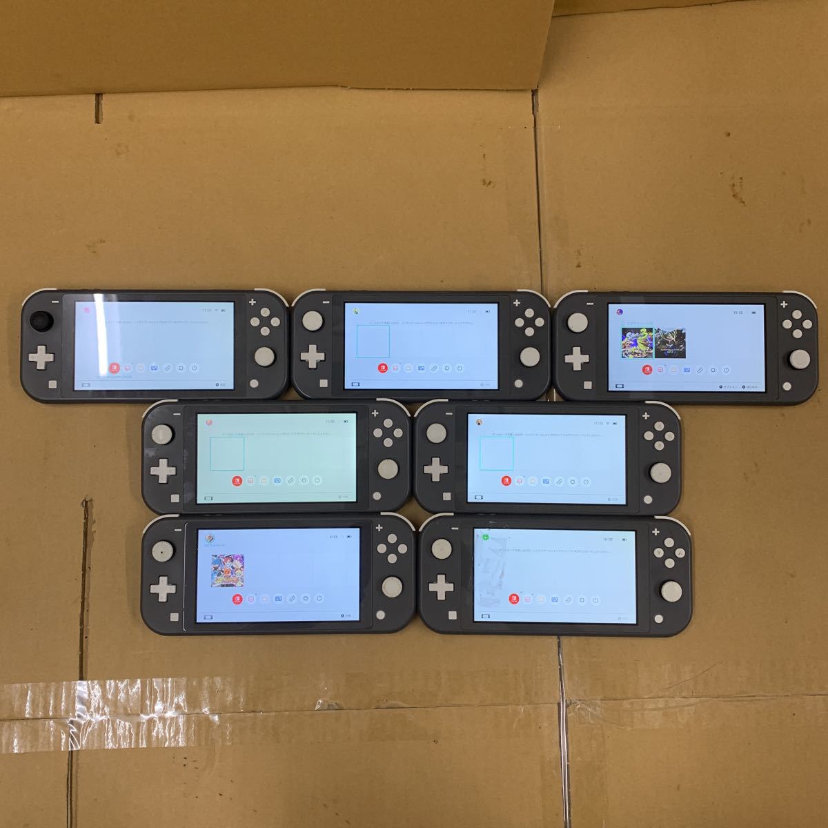 任天堂 ニンテンドー Nintendo Switch Lite スイッチライト グレー まとめ 7台 ジャンク扱い 0928-203