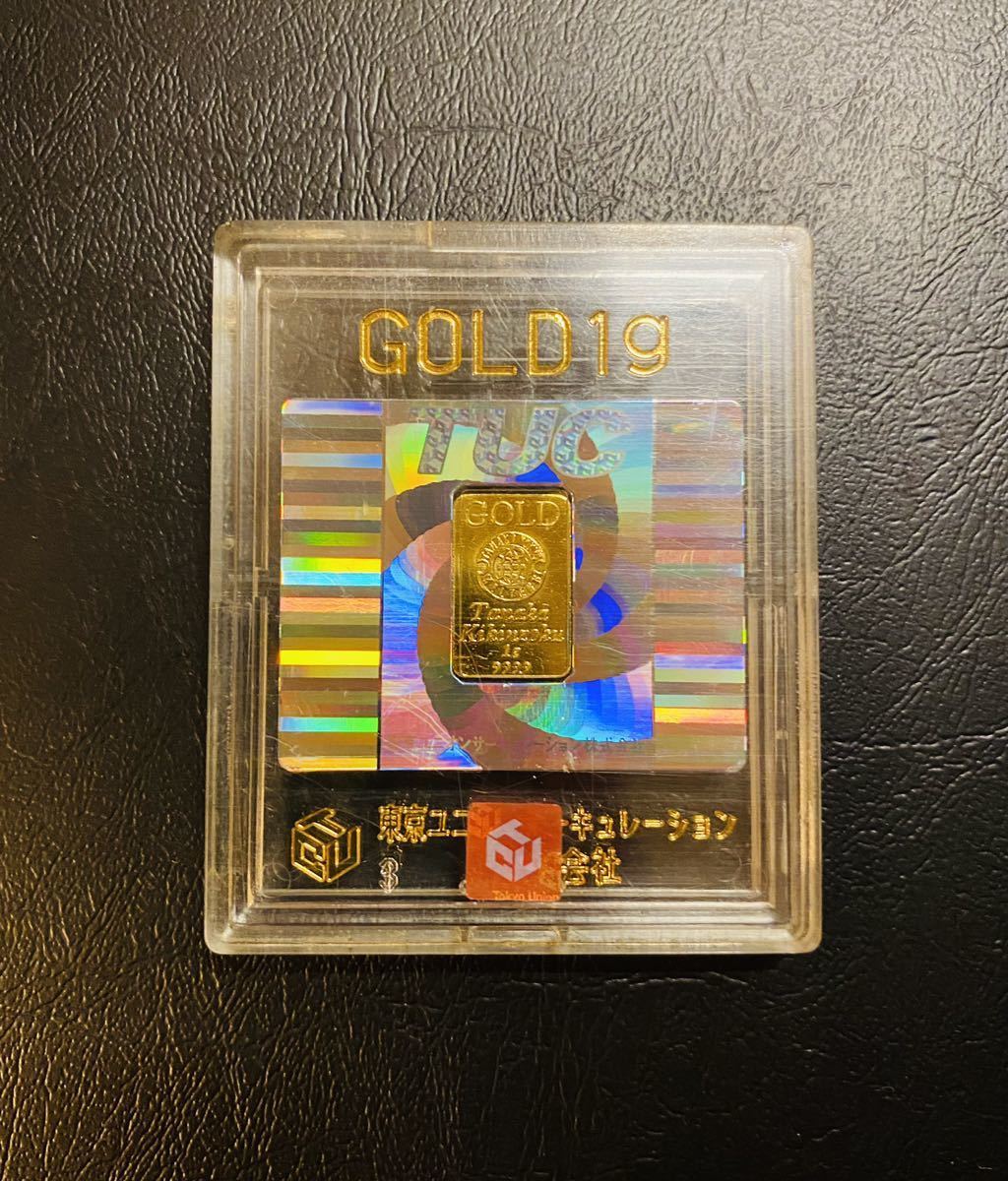 ③ 1g×5枚 金 GOLD 【NEW】インゴット 1G 東京ユニオンサーキュレーション 田中貴金属