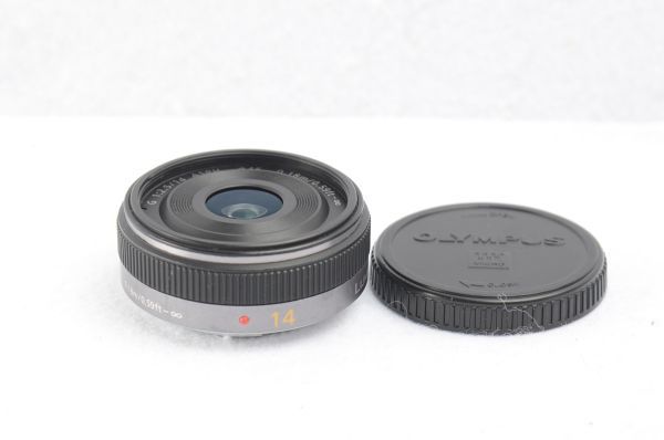 □中古美品□ パナソニック Panasonic LUMIX G 14mm F2.5 ASPH. 【付属