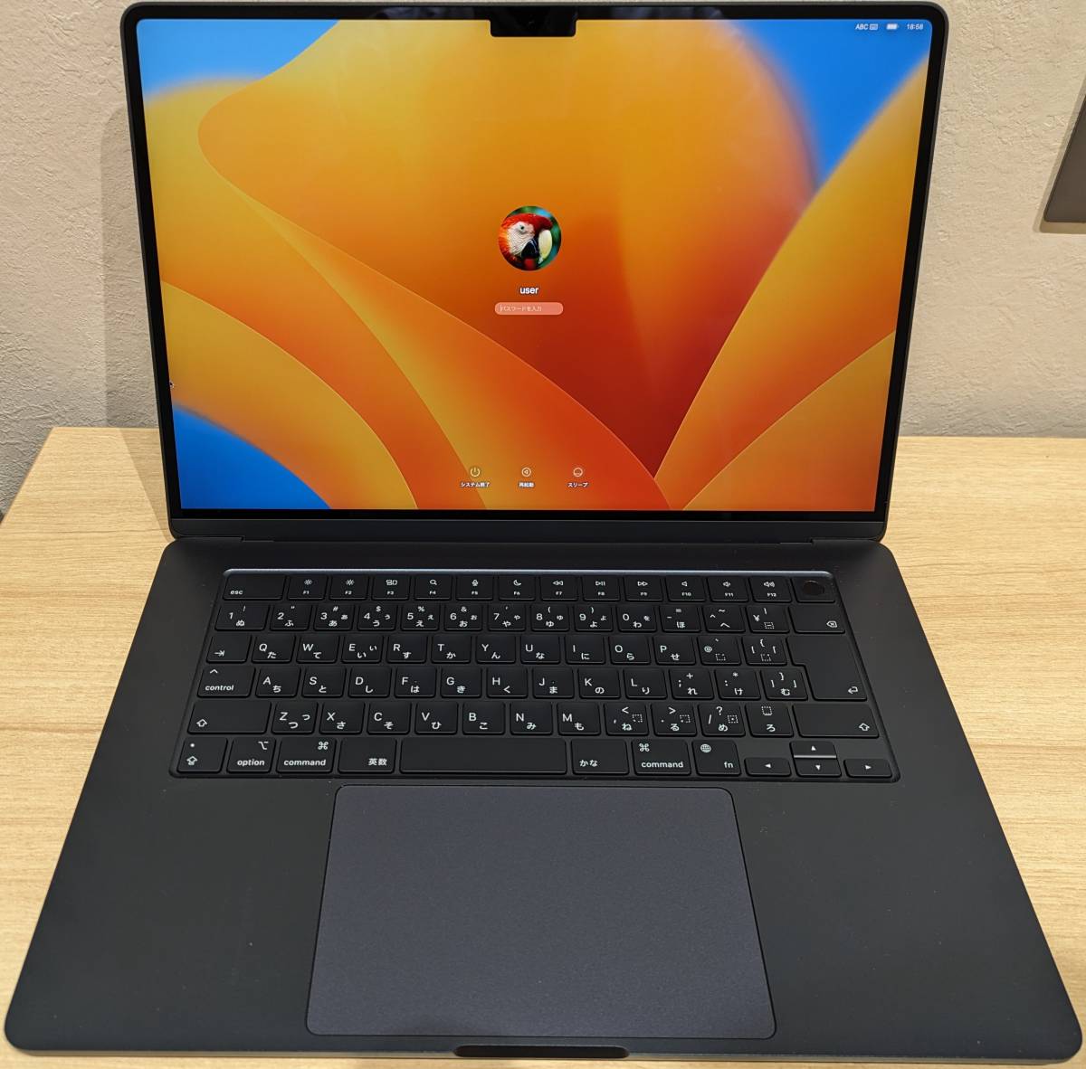 MacBook Air 15インチ (M2(8C CPU/10C GPU)， RAM 16GB， SSD 1TB