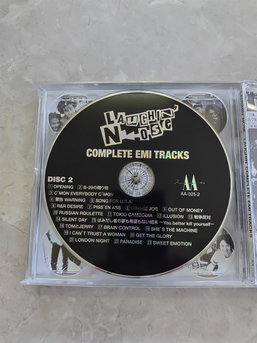 SA エスエー バンド ラフィンノーズ　COBRA　laughin‘ nose 帯付き LAUGHIN' NOSE ラフィンノーズ LAUGHIN' COMPLETE EMI TRACKS